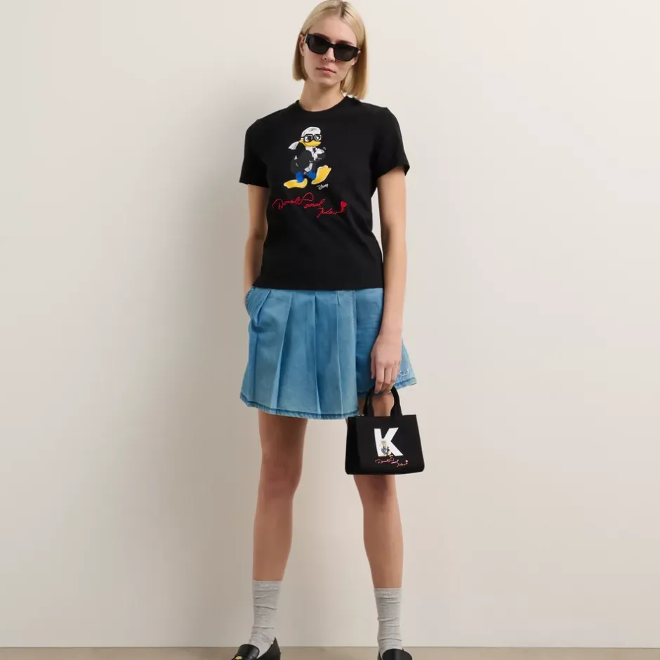 Outlet T-shirt Disney x KARL LAGERFELD pour femmes Femme Chemises Et T-Shirts|Mode Pour Femmes