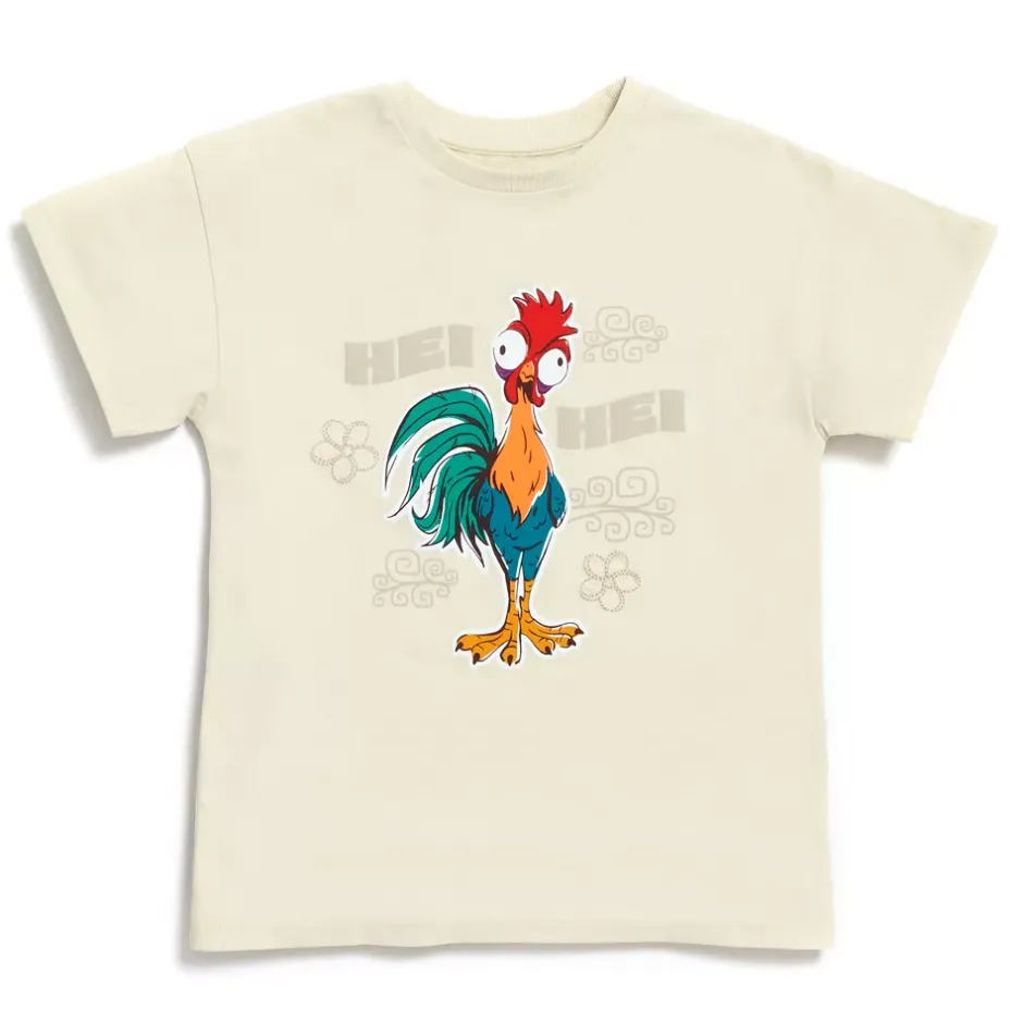 Outlet T-shirt Hei Hei pour enfants, Vaiana 2 Enfant Vêtements Pour Enfant