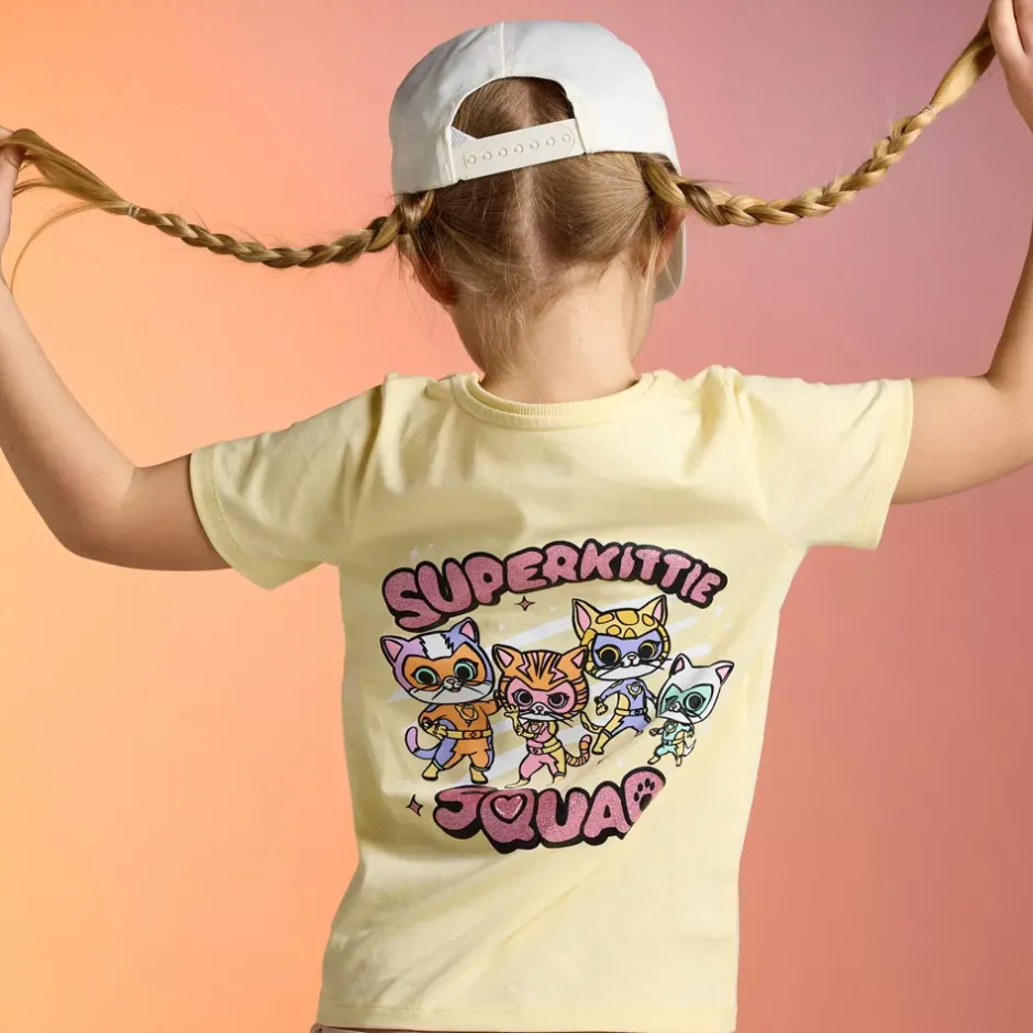 Discount T-shirt SuperChatons pour enfants Enfant Vêtements Pour Enfant