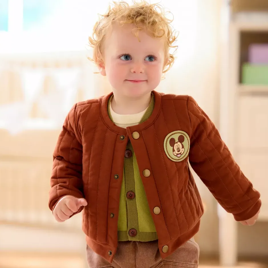 New Veste Mickey matelassée pour bébé Enfant Vêtements Pour Bébé